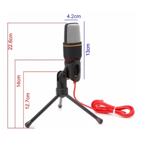 Tripodlu Masaüstü El Mikrofonu Srf-1166-Mic