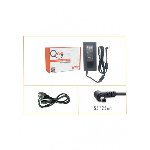 QBA-110 19.5V 12.3A  5.5X2.5 SLİM ADAPTÖR