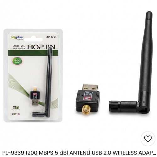 PL-9339 1200 MBPS 5 dBİ ANTENLİ USB 2.0 WIRELESS ADAPTER