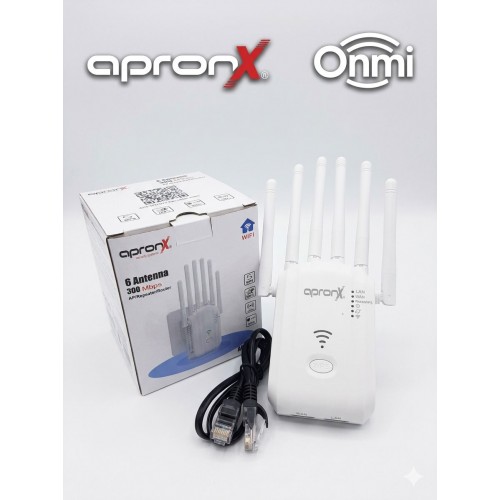 apronx apx-wr29q 300m Wireless-N Router 6 ANTENLİ