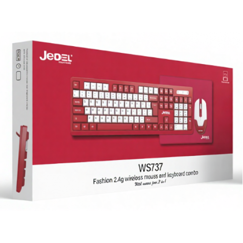 WS737 KABLOSUZ KLAVYE MOUSE SET MOUSE PAD HEDİYELİ PİL HEDİYELİ