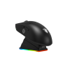 GWH108P GAMİNG KABLOSUZ ŞARJLI BLUETOOTHLU ŞARJ STANDLI PROGRAMLANABİR MOUSE SİYAH