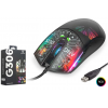TRİO GOOD PRO G306C Gaming Mouse 7200 DPI RGB Soyut Art Desenli - Siyah