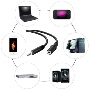 3.5MM STEREO ERKEK/DİŞİ 10 METRE UZATMA KABLO