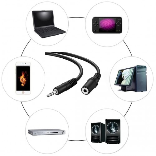 3.5MM STEREO ERKEK/DİŞİ 10 METRE UZATMA KABLO