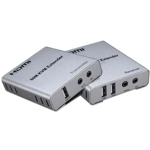 GABBLE GAB-KVM60HDMI KVM EXTENDER 60MT WİTH AUDİO