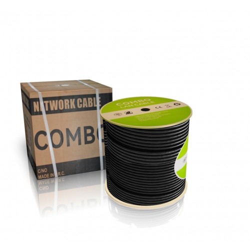 COMBO Cat6 Dış Ortam Çift Katman 23 Awg 305M