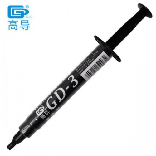 GD-3 THERMAL PASTE 3g GREASE CONDUCTIVITY 7.5W/M-K GRAY