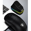 Jedel Şarjlı Oyuncu Mouse Rgb Led Işıklı Standlı Kablosuz Mouse 1600Dpı Siyah WD157