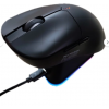 Jedel Şarjlı Oyuncu Mouse Rgb Led Işıklı Standlı Kablosuz Mouse 1600Dpı Siyah WD157
