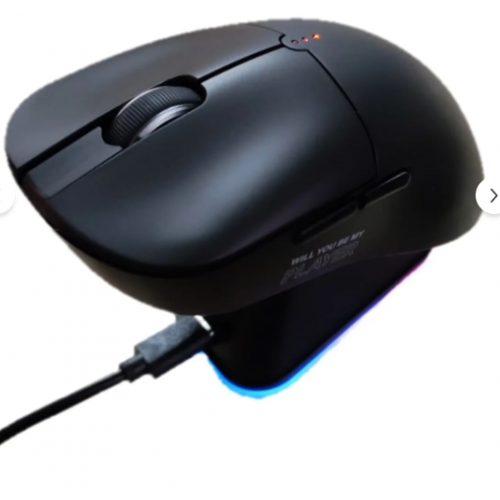Jedel Şarjlı Oyuncu Mouse Rgb Led Işıklı Standlı Kablosuz Mouse 1600Dpı Siyah WD157