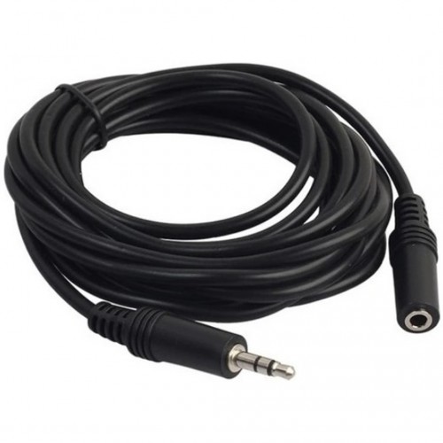 3.5 MM STEREO ERKEK/DİŞİ  5 METRE KULAKLIK AUX UZATMA KABLOSU