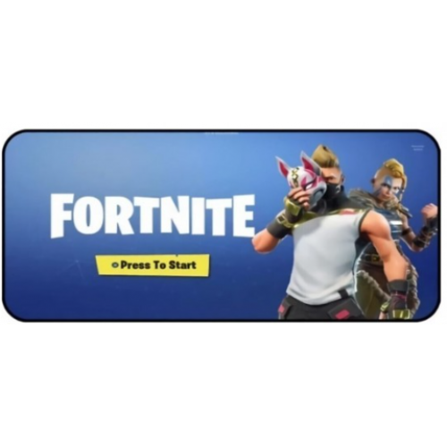 Fortnite 2 Oyuncu Mouse Pad 70 X 30 Cm Kaymaz Dikişli Mousepad