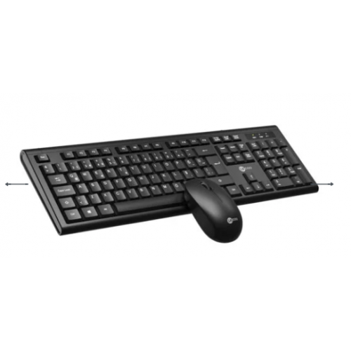 Lecoo KW200 Kablosuz Türkçe Q Klavye & Mouse Set Siyah