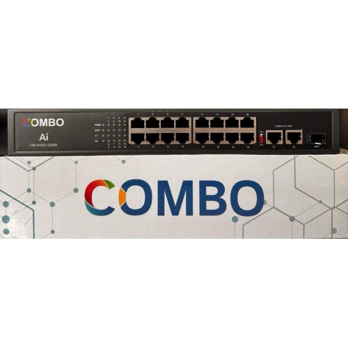 COMBO 16 Port 10/100 16 Poe Ports+2Gb Uplink+1Sfp 260W Switch