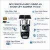 Apronx apx-wsp242 6Mp 2.8mm 4G Solar Çift Kamera 19 Led PTZ