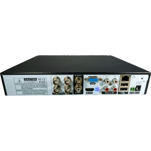 Apronx AX-D104 4 Kanal 5Mp h265+ Dvr Kayıt Cihazı ADAPTÖR YOK