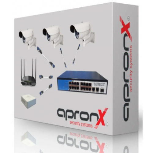 apronx 16 Port 10/100 16 Poe Ports+2Gb Uplink+1Sfp 260W Switch