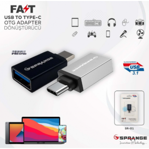SPRANGE SR-01 Type-c Usb 3.1 Dönüştürücü Adaptör