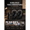 SPRANGE SM-12 3IN1 Kablosuz Yaka Mikrofonu 2Lİ
