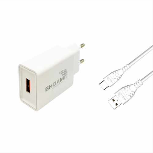 SHOAMI SH-21T 2.1A TYPE-C Data & Şarj USB Kablo 5V / 10.5W USB-A Şarj Başlık