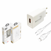 SHOAMI SH-21T 2.1A TYPE-C Data & Şarj USB Kablo 5V / 10.5W USB-A Şarj Başlık