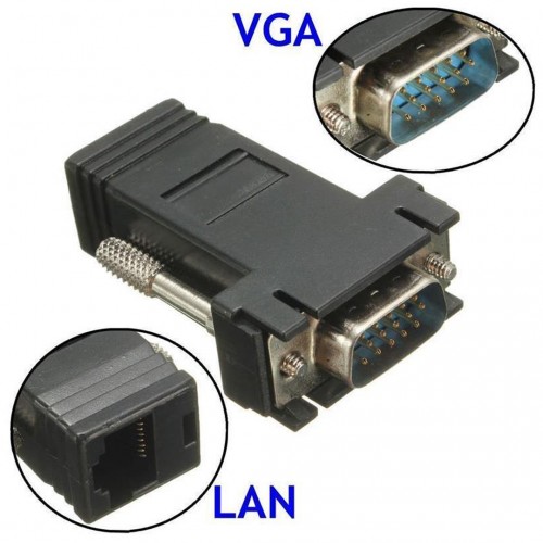 VGA EXTENDER RJ 45 CAT5/6/7 UZATICI