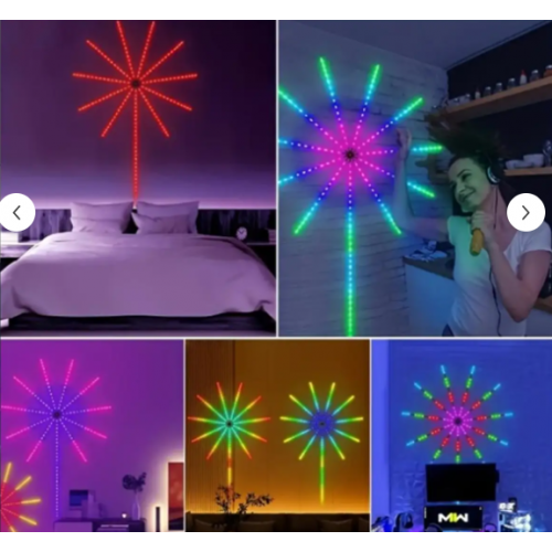 Kumandalı Yıldız Ambiyans Işığı Akıllı Led Şerit Rgb Bluetooth Sese Duyarlı Ritim Gökkuşağı Işığı
