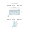 SPRANGE SR-K2 Kablosuz Klavye & Mouse WİFİ+BLUETOOTH