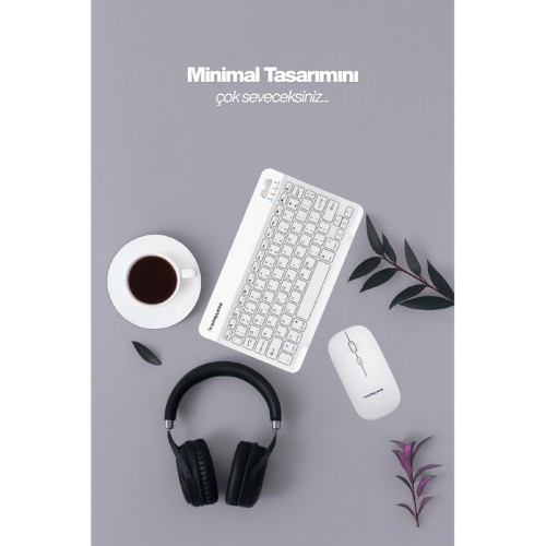SPRANGE SR-K2 Kablosuz Klavye & Mouse WİFİ+BLUETOOTH