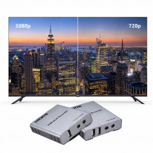 apronx apx-usb60m Cat5e/Cat6 60m USB FullHD 1080p 3D Kvm HDMI EXTENDER