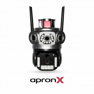 Apronx apx-wp373oz 9Mp 10x Zoom 2.8mm-12mm İki Kamera Wifi PTZ