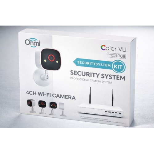 Apronx BS420 4 Kanal Nvr + 3Mp 4 Kamera Full Color Mik. Wifi Set