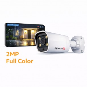 Apronx AX-BW125S 2Mp 2.8mm Full Color Mikrofonlu Bullet Ahd Metal Kasa Kamera
