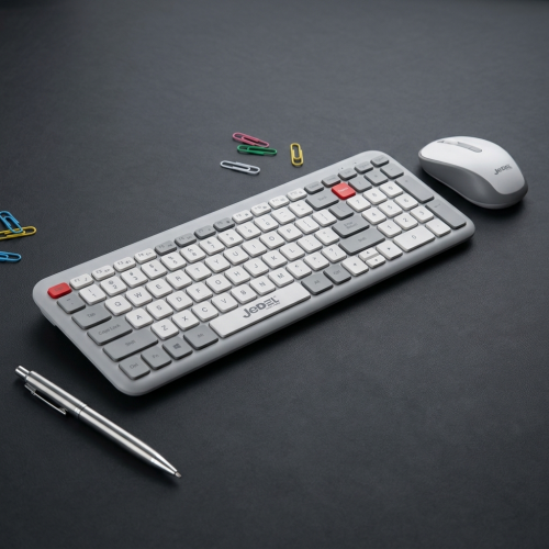 JEDEL WS739 BLUETOOTH+KABLOSUZ COMBO KLAVYE MOUSE SET SLİM