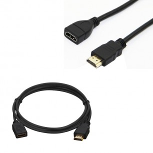 ERKEK DİŞİ GOLD UÇLU 50 CM UZATMA HDMI KABLO