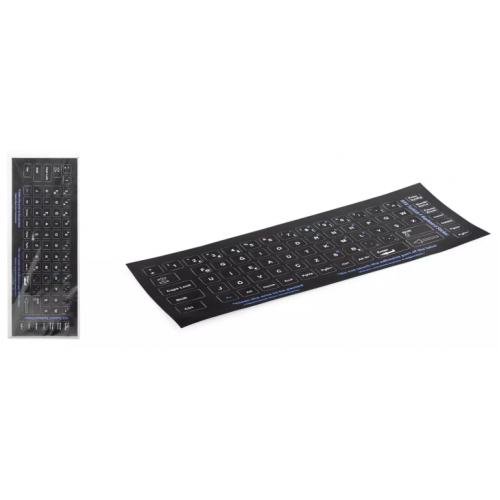  Klavye Sticker Tuş Takımı Türkçe F Siyah