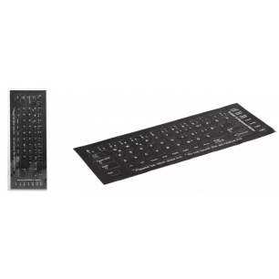 Klavye Sticker Tuş Takımı Türkçe Q Siyah