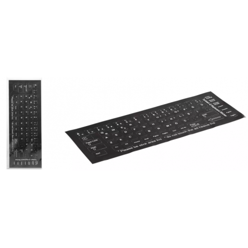 Klavye Sticker Tuş Takımı Türkçe Q Siyah