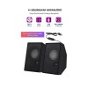 Sprange SR-PN784 3W*2 USB 2.0 + 3.5mm USB 5V Hoparlör Siyah