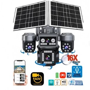 X5TECH RX-204GS 4 KAMERALI 4G E-SİM / ÇİFT SOLAR 16000MAH HİEASY