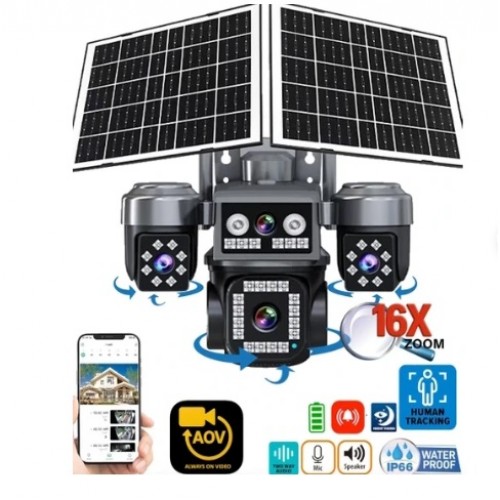 X5TECH RX-204GS 4 KAMERALI 4G E-SİM / ÇİFT SOLAR 16000MAH HİEASY