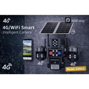 X5TECH RX-220GS 4 KAMERALI 4G E-SİM / ÇİFT SOLAR 16000MAH HİEASY