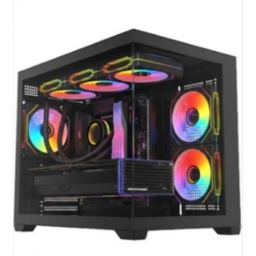 TERRANOVA AKVARYUM KASA 6 FANLI KUMANDALI SİYAH