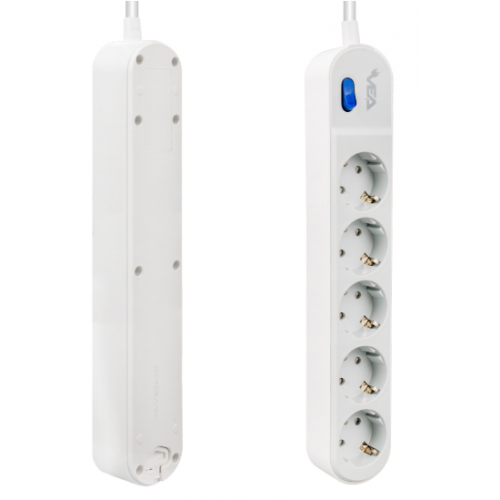 VEA VE-VEGA105 A CLASS 5'Lİ ANAHTARLI 1.5 METRE AKIM KORUMALI GRUP PRİZ 