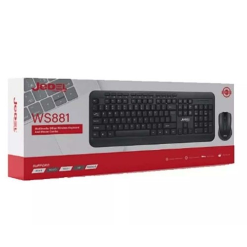 JEDEL WS881 KABLOSUZ KLAVYE  MOUSE SET