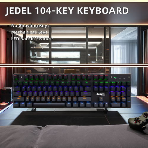 JEDEL KL138 MEKANİK KLAVYE BLUE SWİTCH JEDEL KL138 MEKANİK KLAVYE BLUE SWİTCH