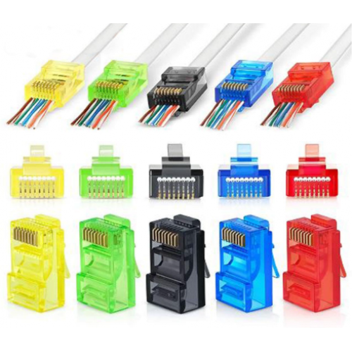RENKLİ  KONNEKTÖR 100LÜ GABBLE GAB-CLR EZRJ45 CAT6  