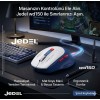  JEDEL WD-150  BLUETOOTH+WİRELES  MOUSE  BEYAZ SESSİZ CLİCK