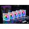 RGB 5Lİ FAN SETİ KUMANDALI  BEYAZ